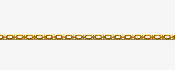 金色花纹分割线免抠
