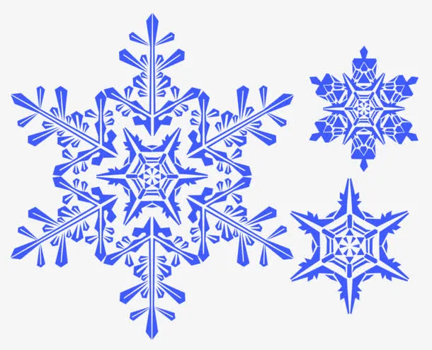 冰晶雪花免抠