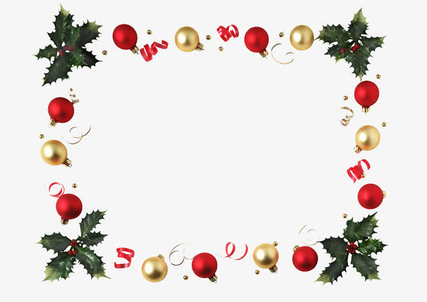 圣诞边框免抠