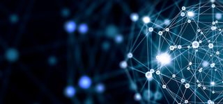 蓝色线条背景图片高清