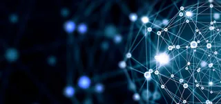 蓝色线条背景图片高清