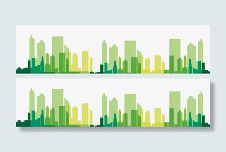 绿色城市免抠