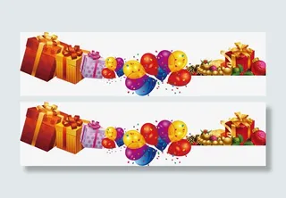中秋国庆礼盒气球免抠