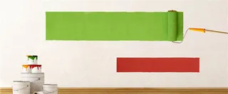 油漆刷墙背景高清