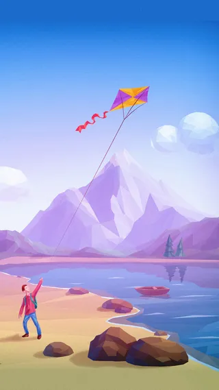 风筝H5背景高清