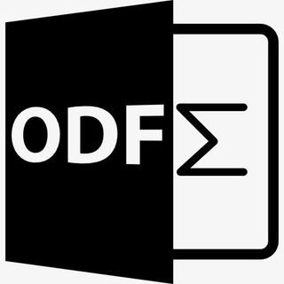 ODF文件格式符号图标免抠