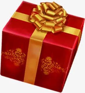 金色大气礼盒包装电商免抠