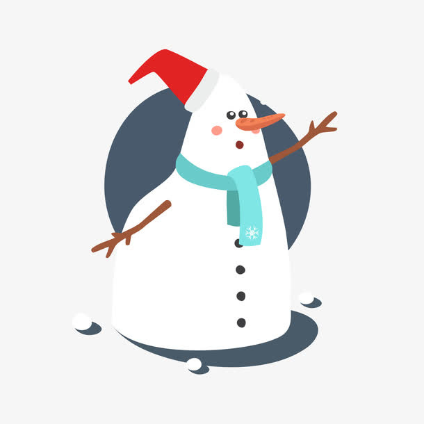 变形雪人免抠