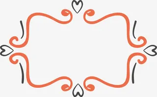 花纹创意边框免抠