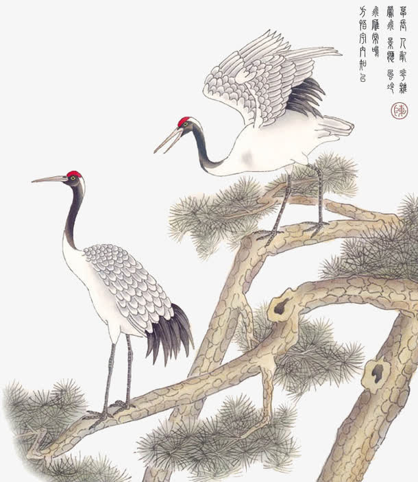 仙鹤免抠