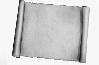 黑白风格复古创意牛皮纸面免抠