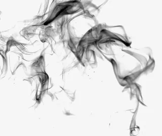 迷幻黑色烟雾免抠