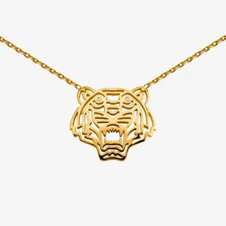 黄金虎形项链免抠