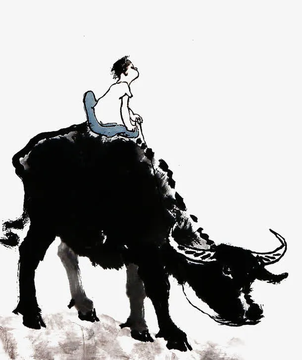 放牛的孩子免抠