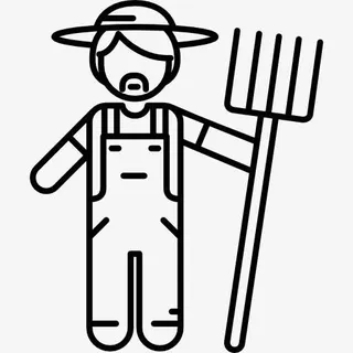 农民工作图标免抠