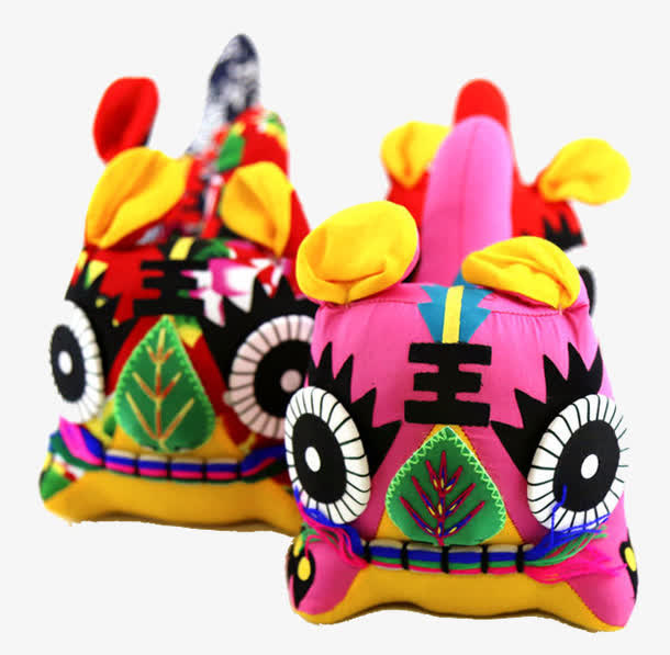 精美手工布老虎免抠