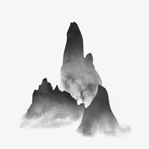 山水海报素材图片免抠