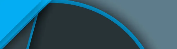 简约炫彩个性蓝色背景banner