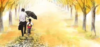 父亲节感恩父爱温馨banner高清