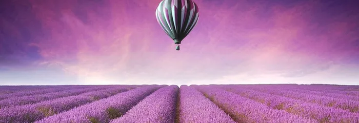 唯美花瓣气球浪漫banner背景高清