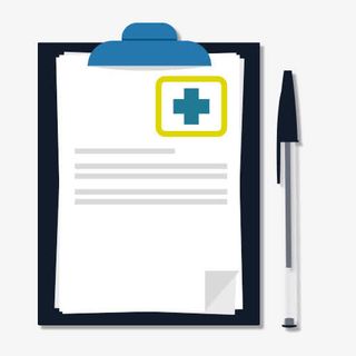 病历本治疗健康免抠