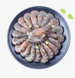 马拉西亚黑虎虾免抠