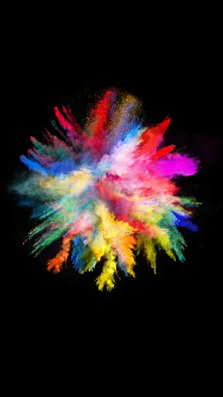 绚丽烟雾碰撞背景图高清