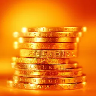 金币金黄素材背景高清