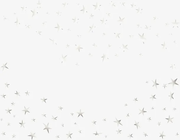 黑色闪耀星星免抠