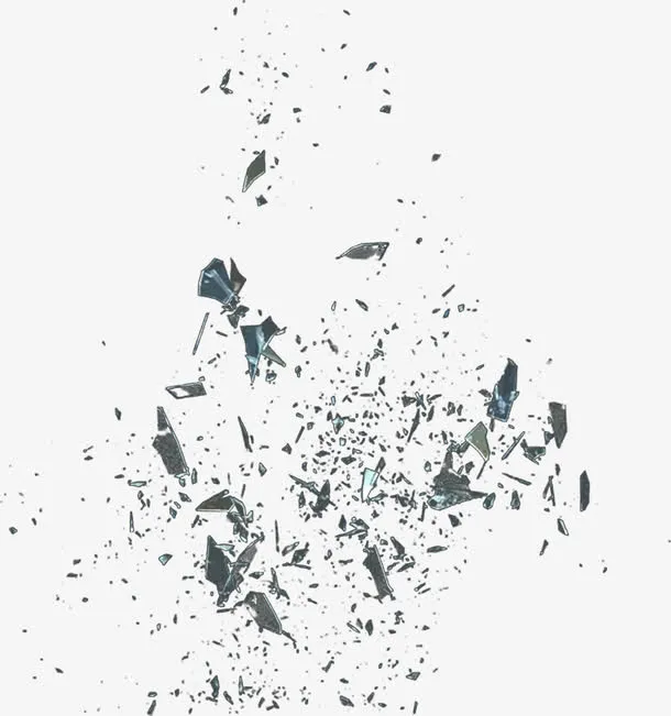 爆炸免抠漂浮几何图元素