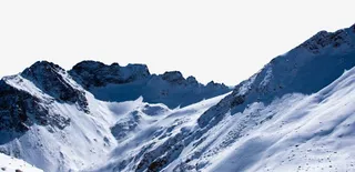 唯美四川达古冰川免抠