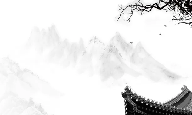 中国风  背景  树木  底色