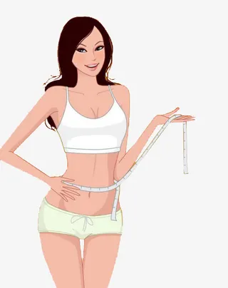 量腰身的美女免抠