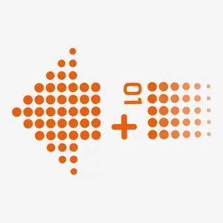 横向方向点阵箭头矢量图标免抠