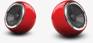 红色科技感喇叭免抠