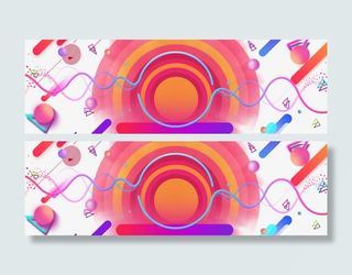 818海报banner背景