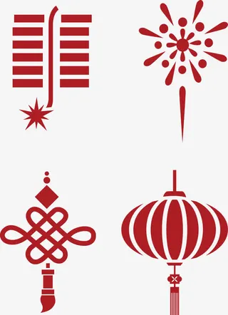 矢量剪纸图片免抠