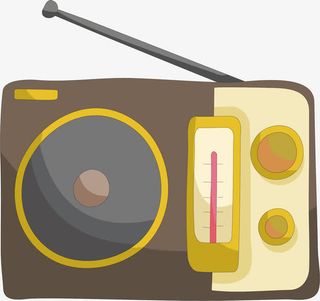 收音机png元素免抠