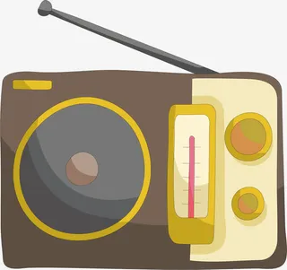 收音机png元素免抠