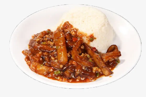 鱼香茄子饭免抠
