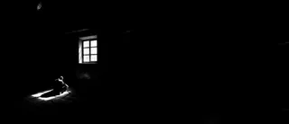 黑白孤独背景高清