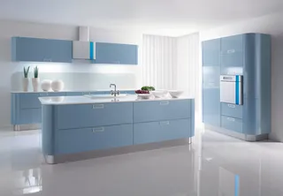 简约家居厨房橱柜宣传海报背景素材高清