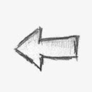 左以前的回来落后沪指箭头手绘免抠