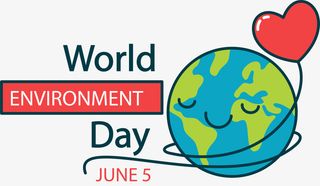 世界环境日开心的地球免抠