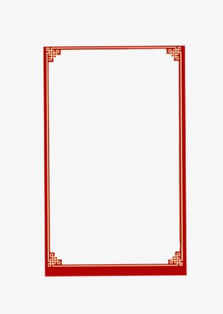 中国风花纹边框免抠