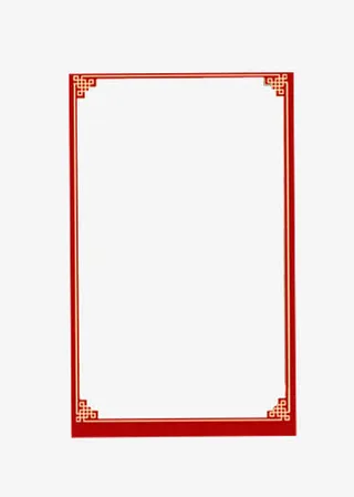 中国风花纹边框免抠