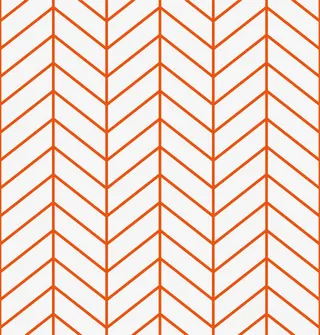 橘色锯齿线性花纹免抠