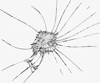 黑色玻璃破碎免抠