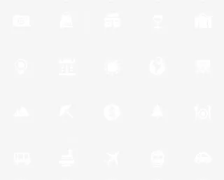 旅行元素图标免抠