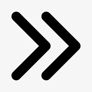 手绘黑色线条箭头免抠